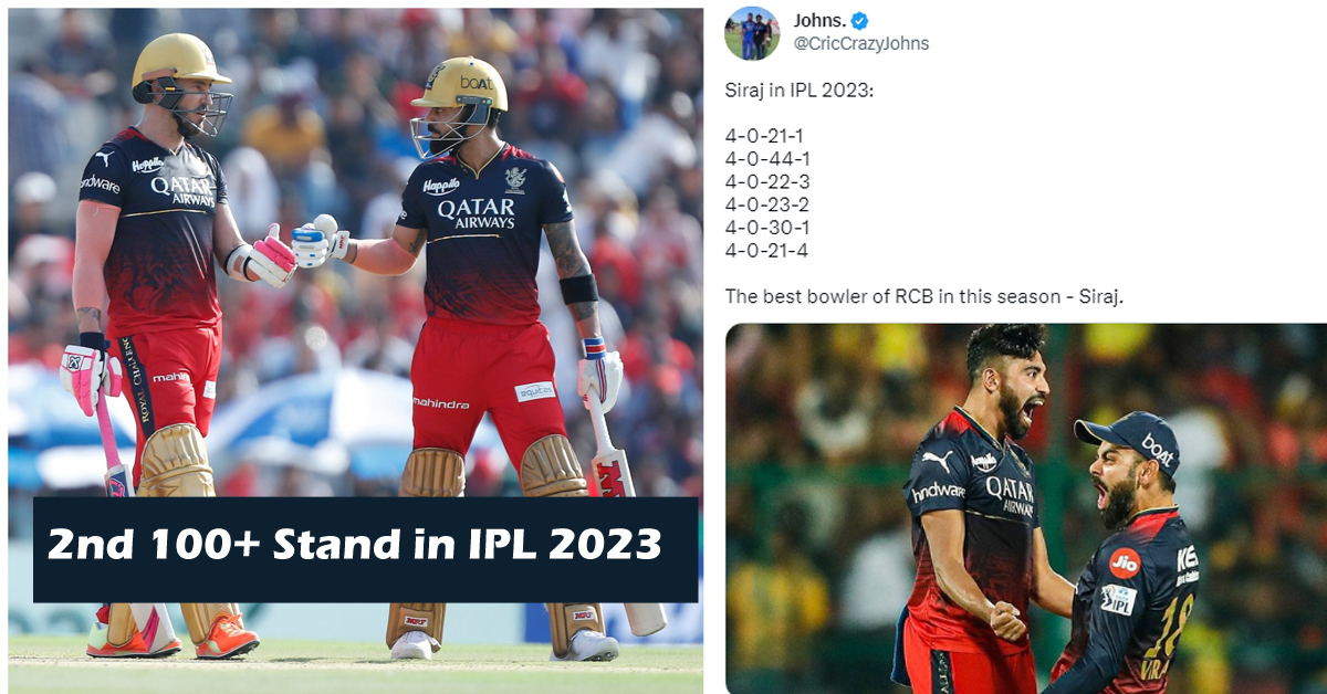 PBKS Vs RCB, IPL 2023: Splendid Spell From Siraj, Faf Du Plessis ...