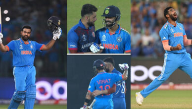 IND vs AFG Highlights: Rohit Sharma's Record-Breaking Brilliance Leads India to Victory in the ICC Cricket World Cup 2023